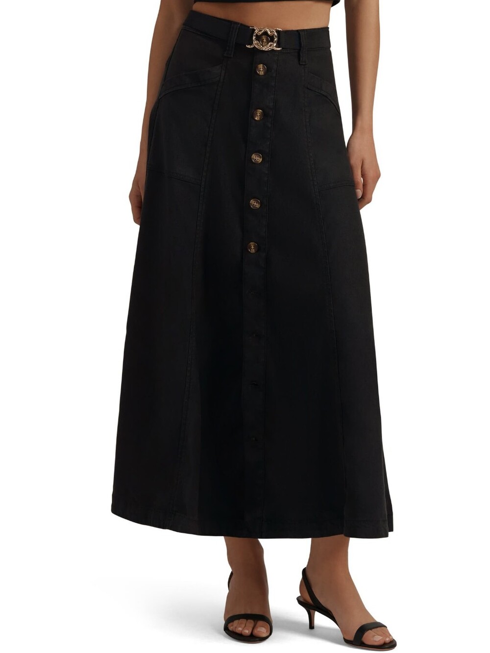 Favorite Daughter The Lila A-Line Denim Skirt Size 8